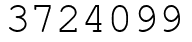 Число 3724099.