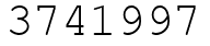 Число 3741997.