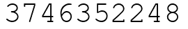 Число 3746352248.