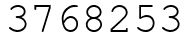 Число 3768253.