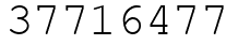 Число 37716477.