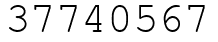 Число 37740567.