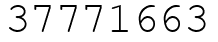Число 37771663.