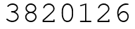 Число 3820126.