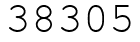 Число 38305.