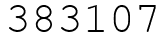 Число 383107.