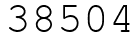 Число 38504.