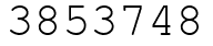Число 3853748.