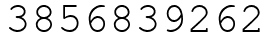 Число 3856839262.
