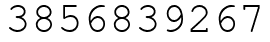 Число 3856839267.