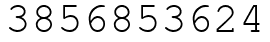 Число 3856853624.
