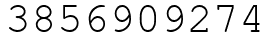 Число 3856909274.