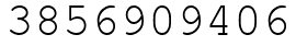 Число 3856909406.