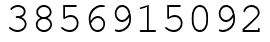 Число 3856915092.