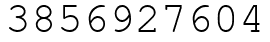 Число 3856927604.