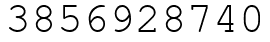 Число 3856928740.