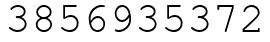 Число 3856935372.
