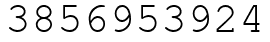 Число 3856953924.