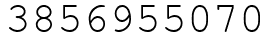 Число 3856955070.