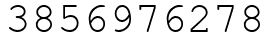 Число 3856976278.