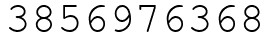 Число 3856976368.