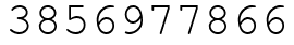 Число 3856977866.