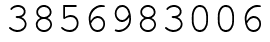 Число 3856983006.