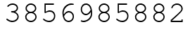 Число 3856985882.