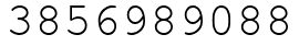Число 3856989088.
