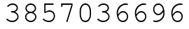 Число 3857036696.
