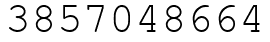 Число 3857048664.