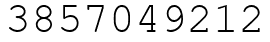 Число 3857049212.