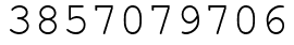 Число 3857079706.