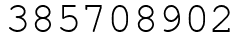 Число 385708902.