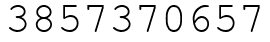Число 3857370657.