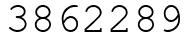 Число 3862289.