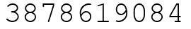Число 3878619084.