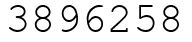 Число 3896258.