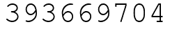 Число 393669704.