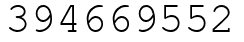 Число 394669552.