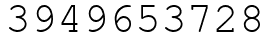 Число 3949653728.