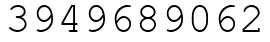 Число 3949689062.