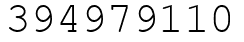 Число 394979110.