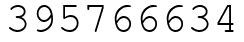 Число 395766634.
