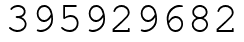 Число 395929682.