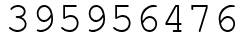 Число 395956476.