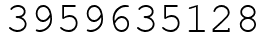Число 3959635128.