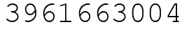 Число 3961663004.