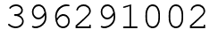 Число 396291002.