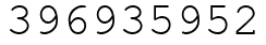 Число 396935952.
